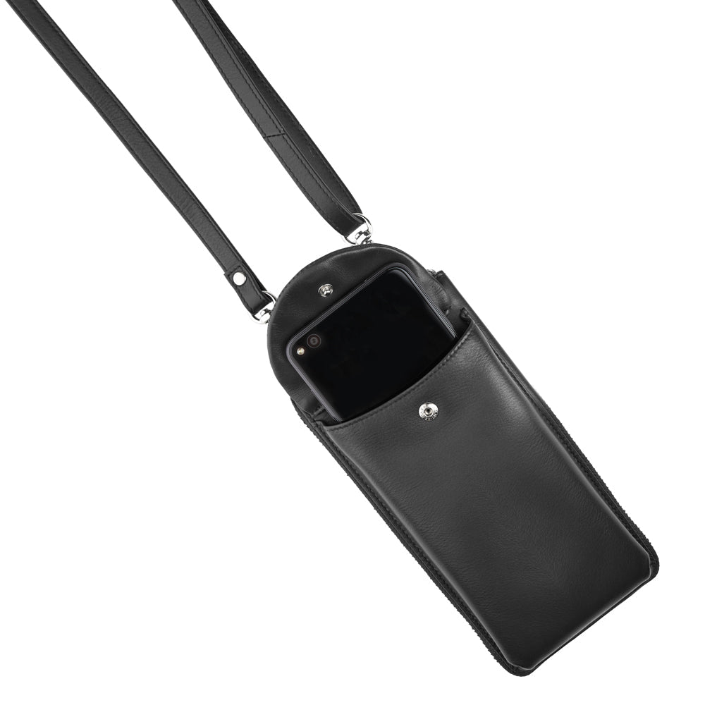 Damen Geldbörse, breit - mobile bag, RFID