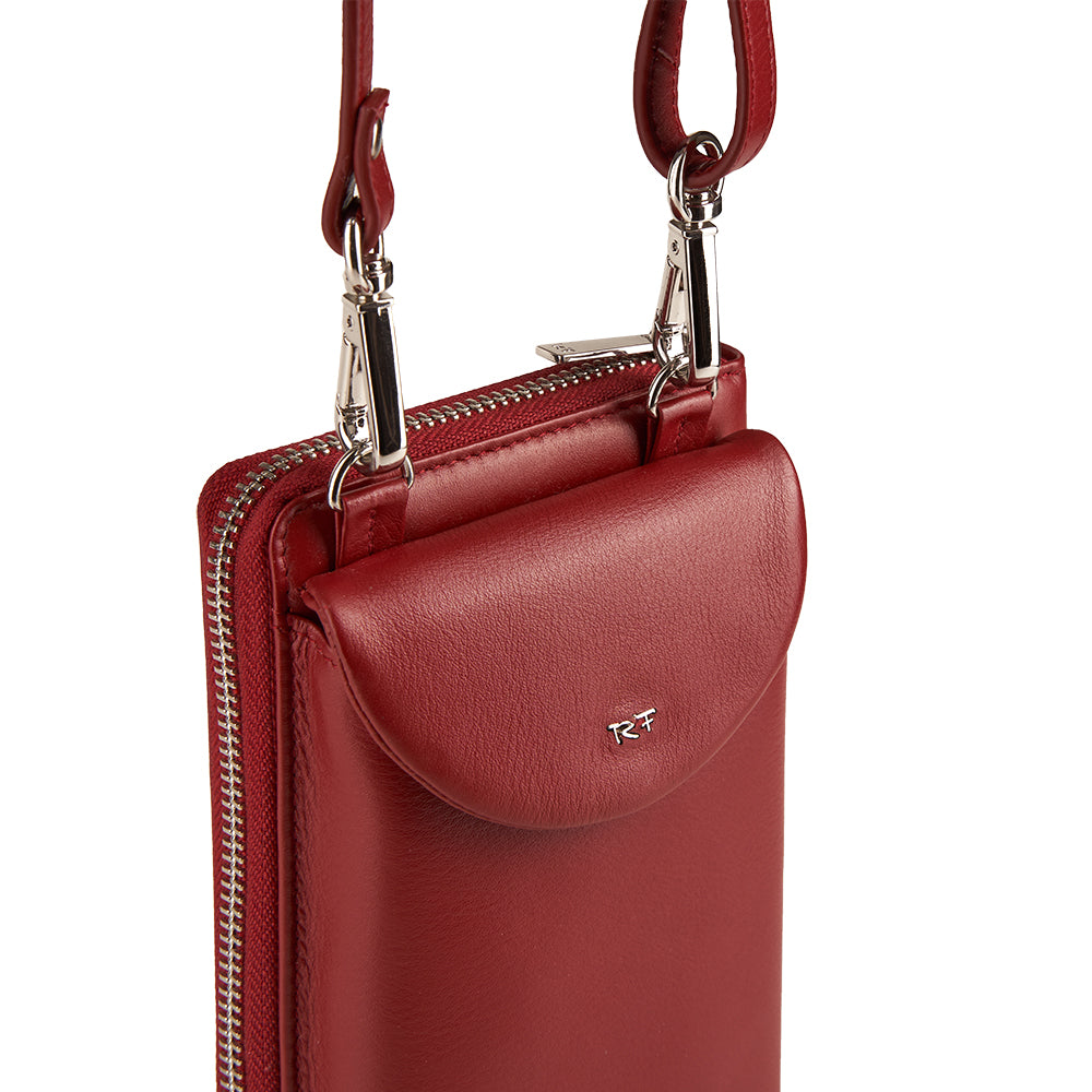 Damen Geldbörse, breit - mobile bag, RFID