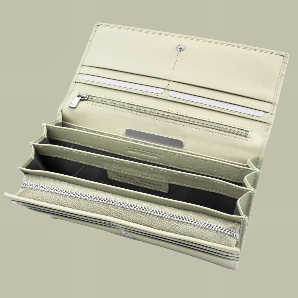 Überschlagbörse gross beige