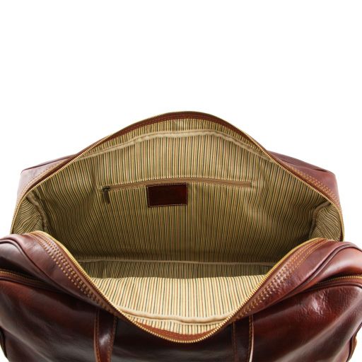 Bora Bora - Trolley Ledertasche Klein Dunkelbraun