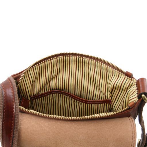 John - Herrentasche aus Leder Braun