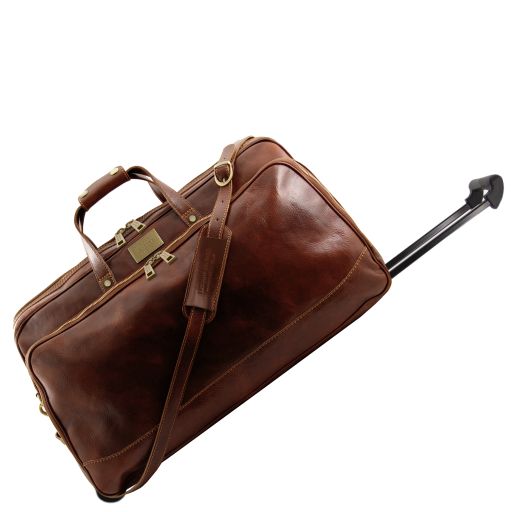 Bora Bora - Trolley Ledertasche Klein Braun