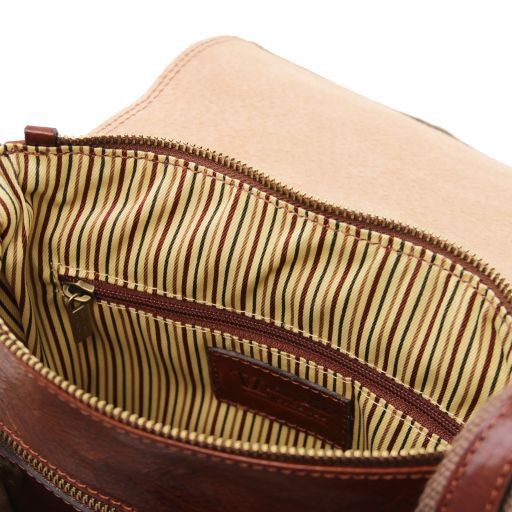 Jimmy - Herrentasche aus Leder Honig