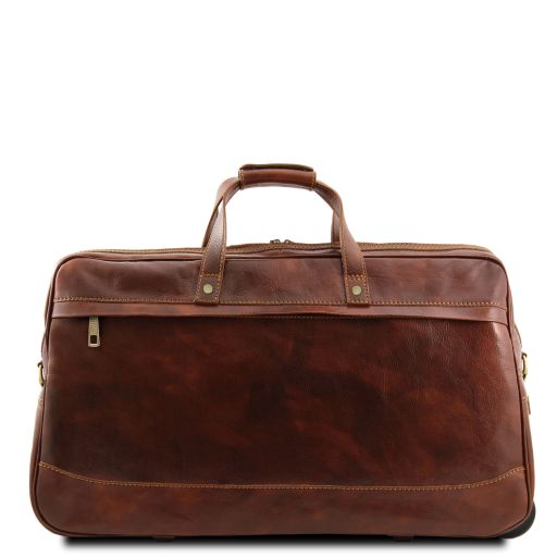 Bora Bora - Trolley Ledertasche Klein Dunkelbraun