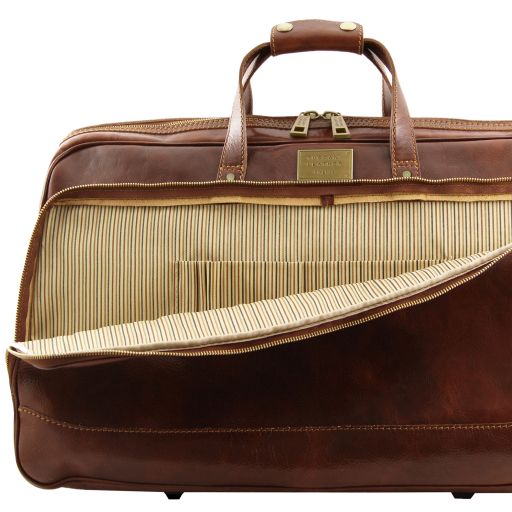 Bora Bora - Trolley Ledertasche Klein Dunkelbraun