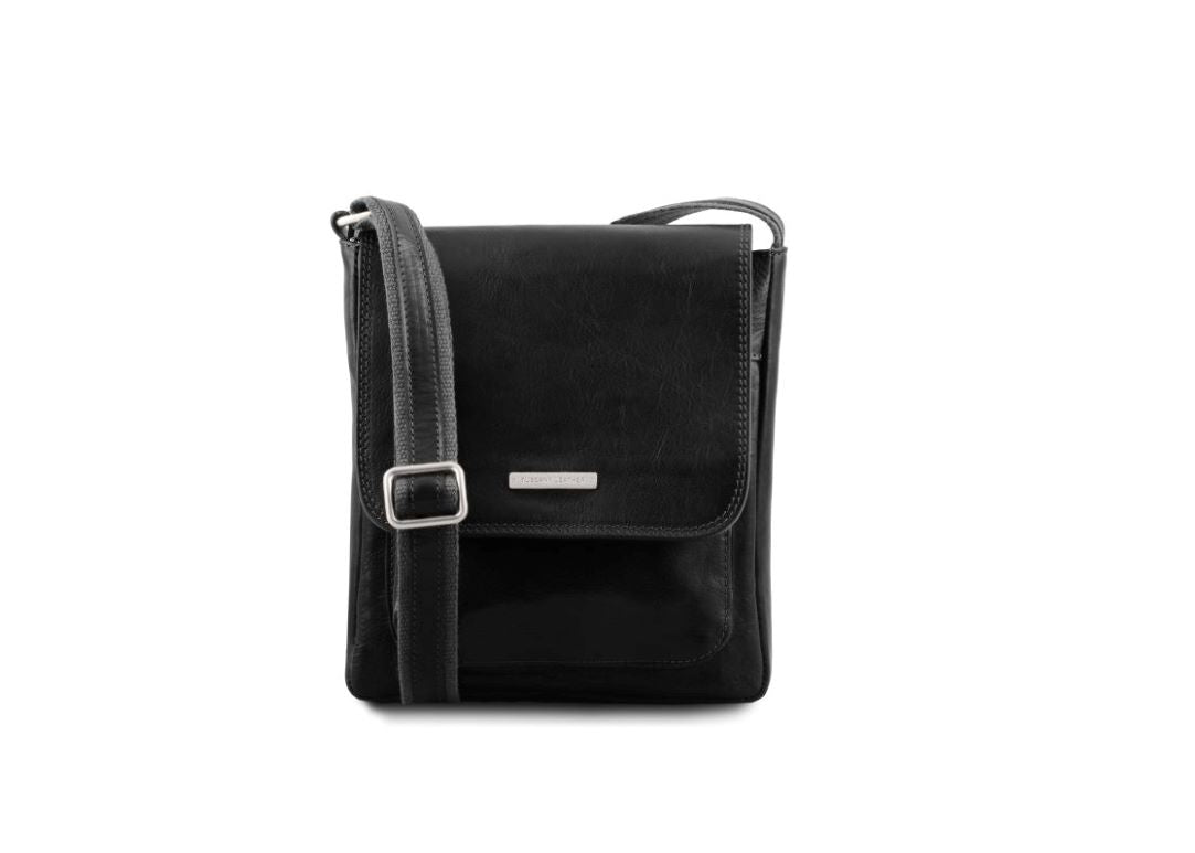 Jimmy - Herrentasche Leder Schwarz