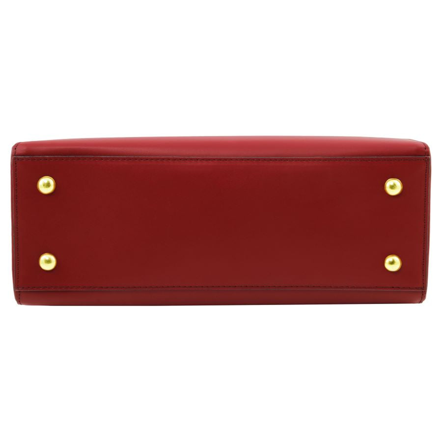 Aura - Handtasche Leder Rot