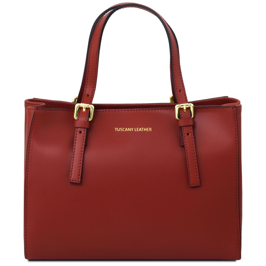Aura - Handtasche Leder Rot