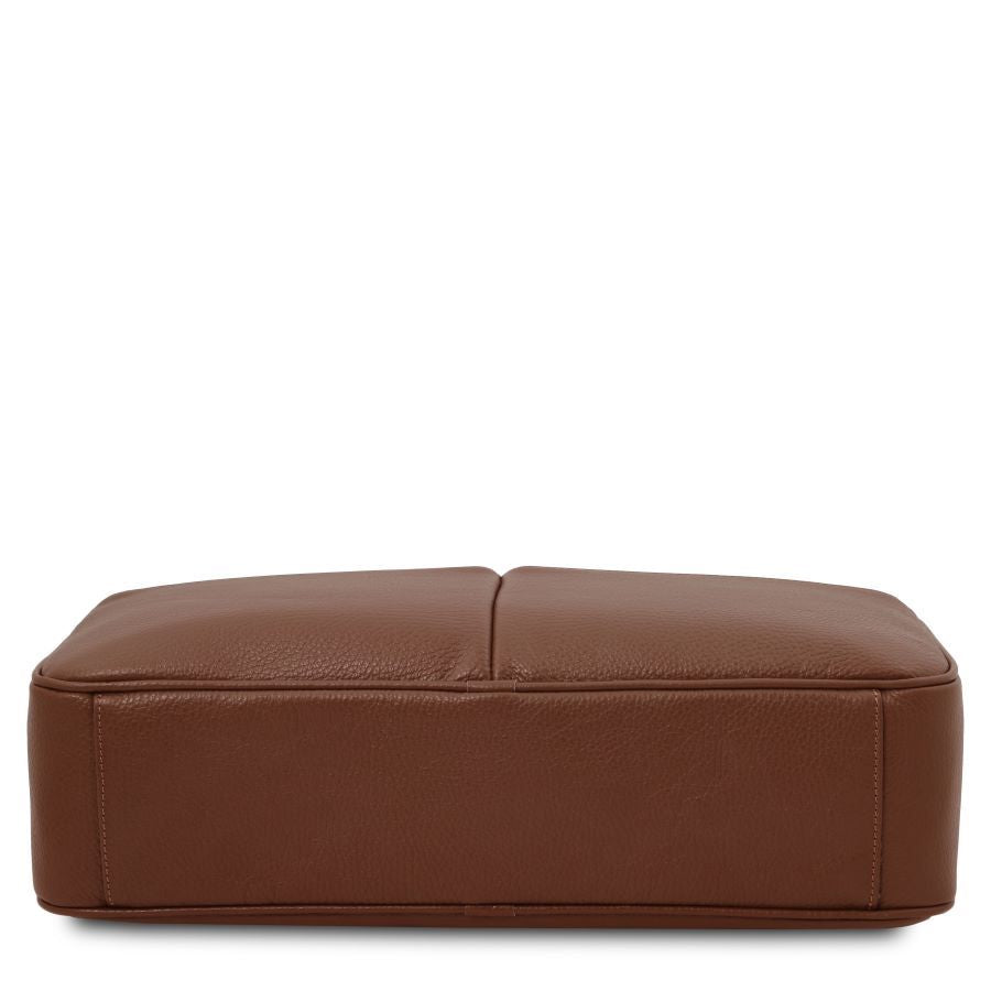 Treviso - Notebook-Aktentasche Leder Braun