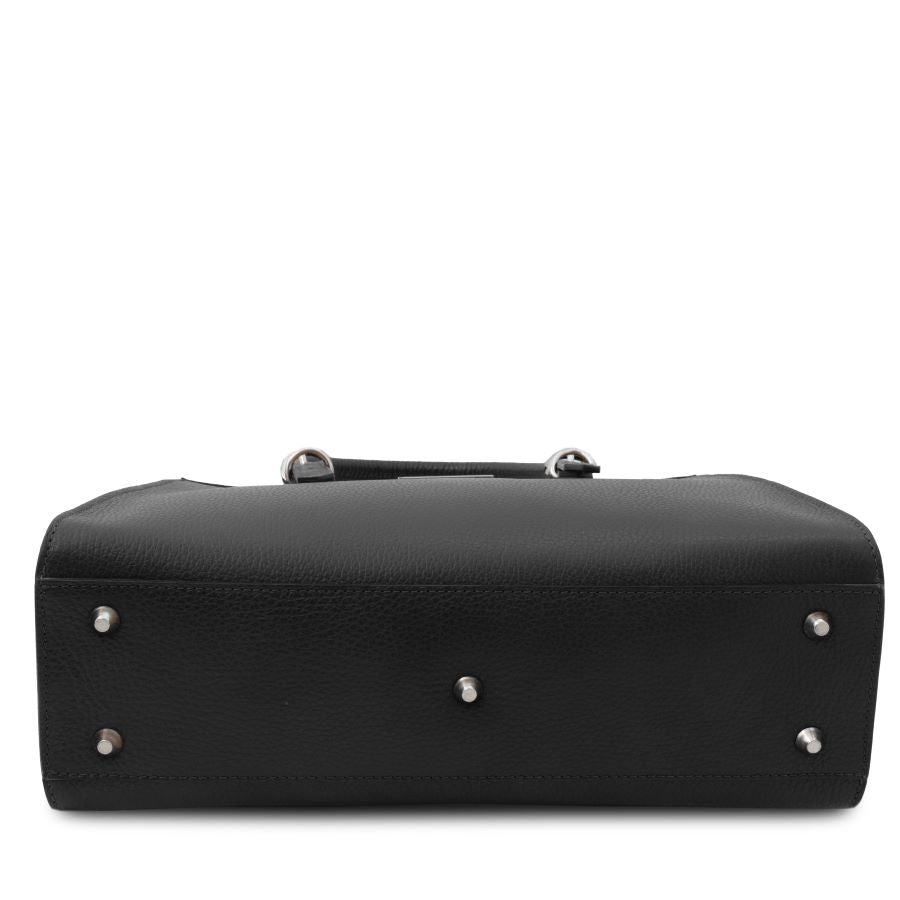 TL Bag - Handtasche aus Leder Schwarz