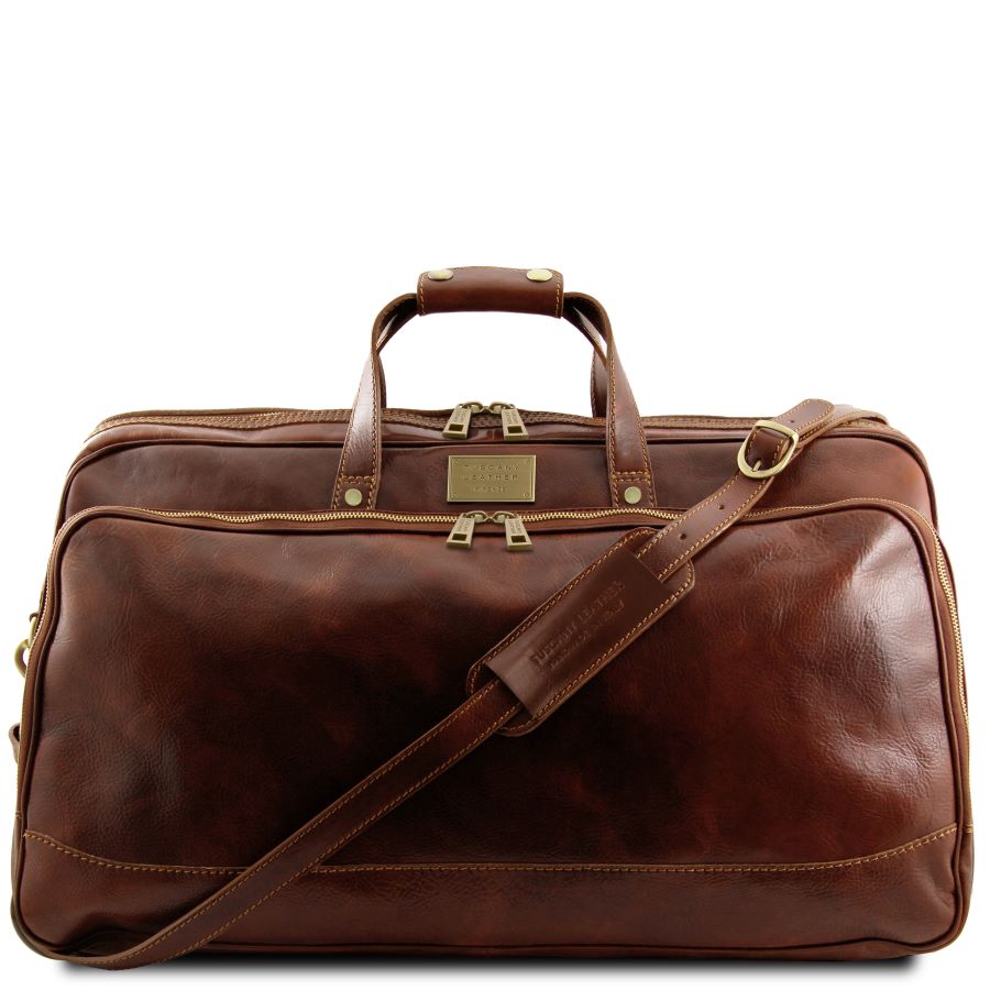 Bora Bora - Trolley Ledertasche Gross Braun