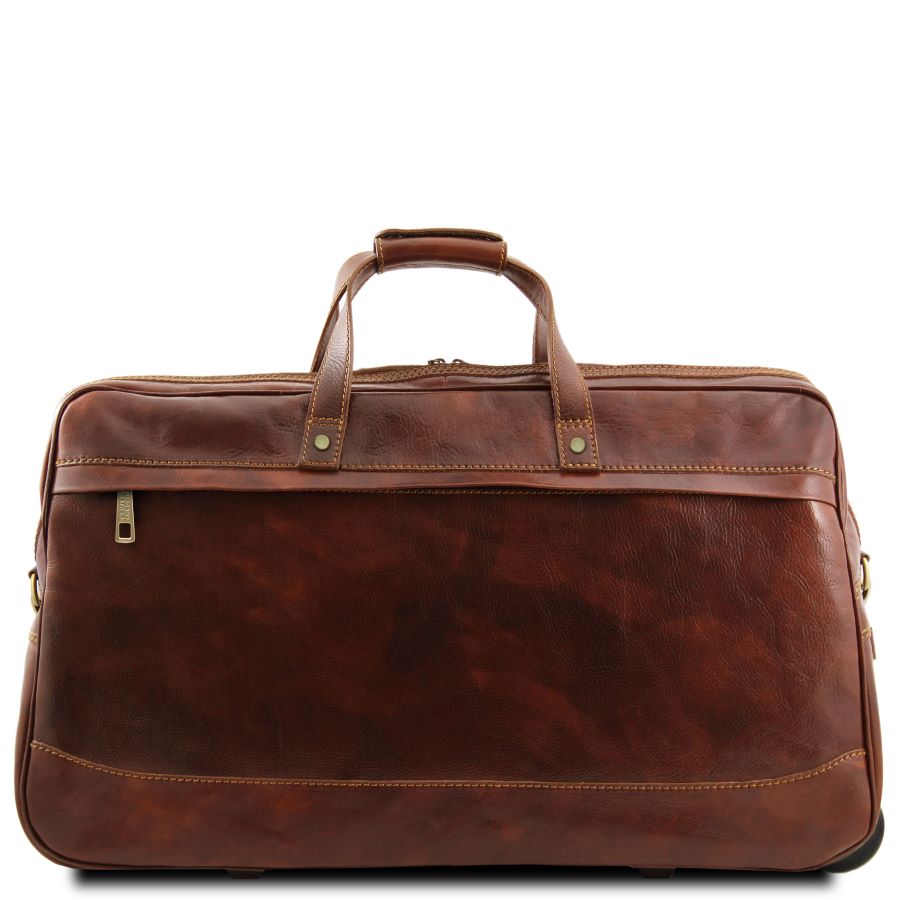 Bora Bora - Trolley Ledertasche Gross Braun