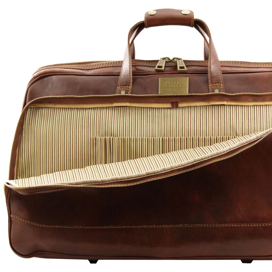 Bora Bora - Trolley Ledertasche Gross Braun