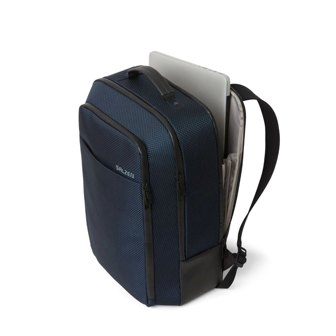 Business Rucksack Blau Nylon Salzen