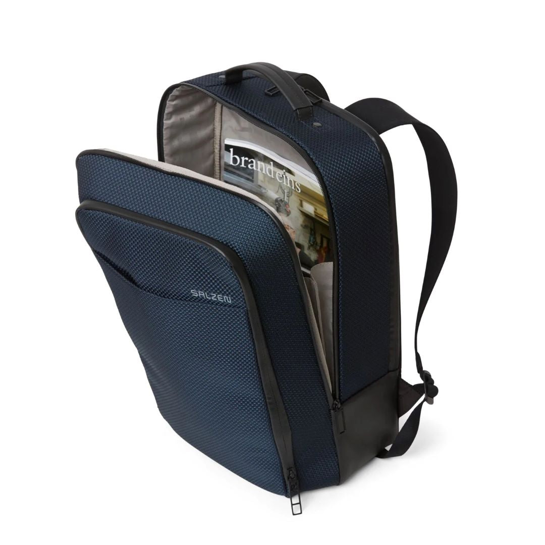 Business Rucksack Blau Nylon Salzen