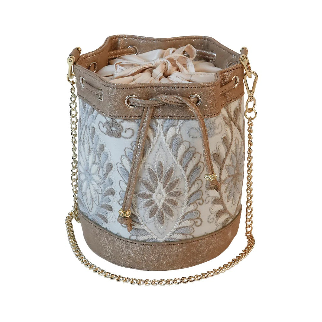 Bucket Bag Mini Beige