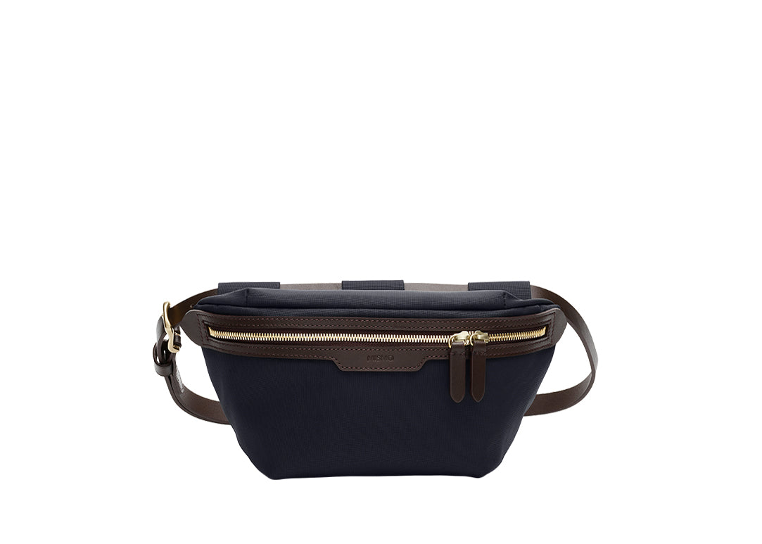 M/S Bauchtasche Dunkelblau aus Canvas