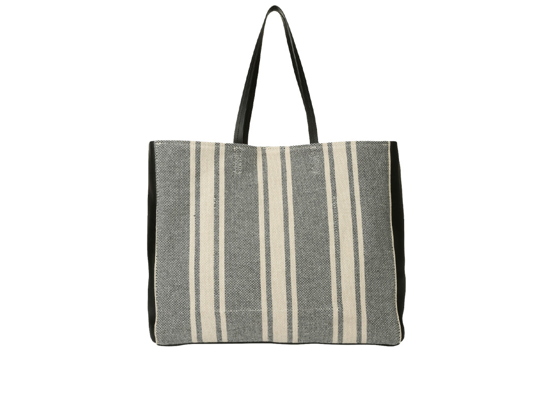 Jackie Shopper Blau aus Canvas und Leder