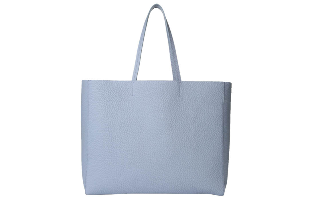 Le Sac Hellblau Shopper aus Leder