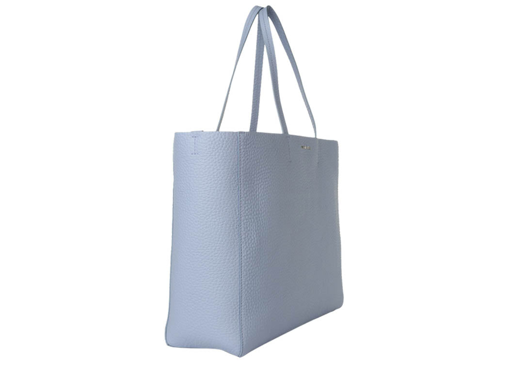 Le Sac Hellblau Shopper aus Leder