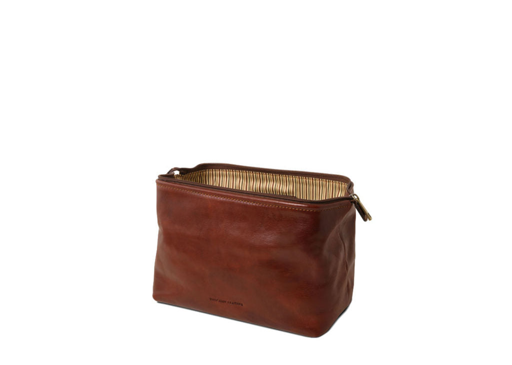 Smarty Necessaire aus Glattleder