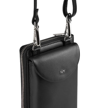 Damen Geldbörse, breit - mobile bag, RFID