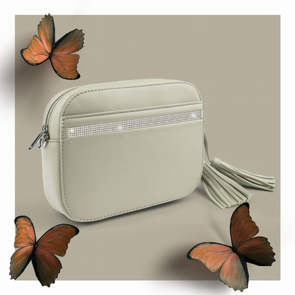 Handtasche small beige