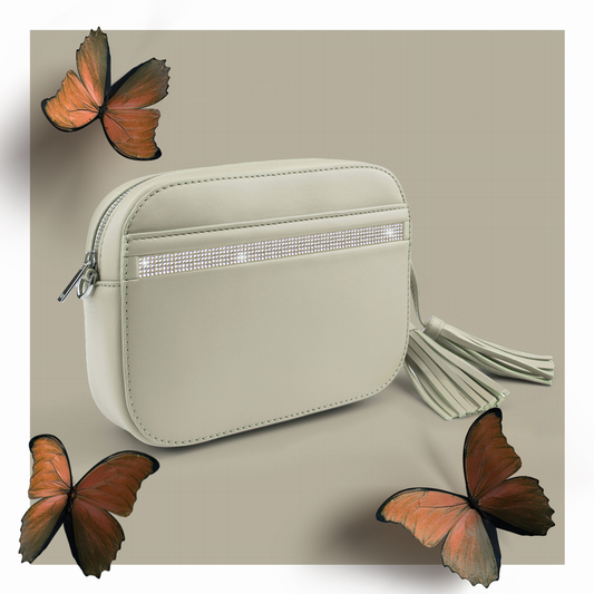 Handtasche small beige