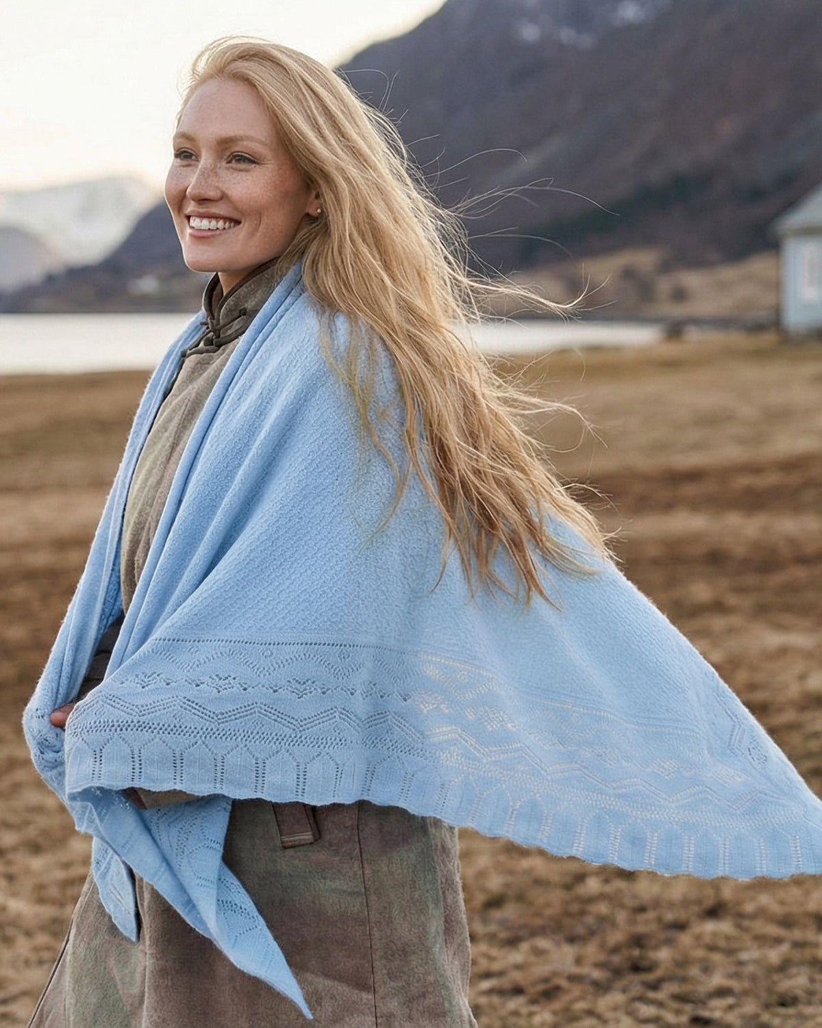 Kaschmirdreieck Paros Damen Emaal Cashmere Schal