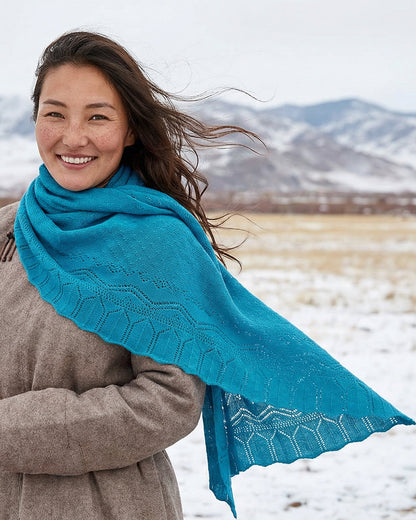 Kaschmirdreieck Paros Damen Emaal Cashmere Schal