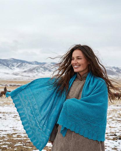 Kaschmirdreieck Paros Damen Emaal Cashmere Schal