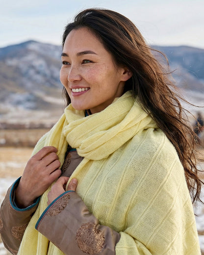 Kaschmirschal Bhutan Damen Emaal Cashmere Schal