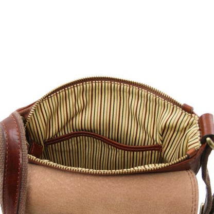 John - Herrentasche aus Leder Braun