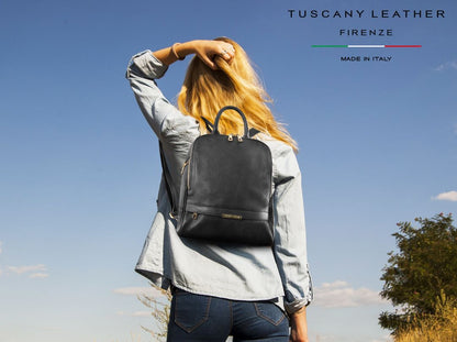 TL Bag - Lederrucksack Cognac