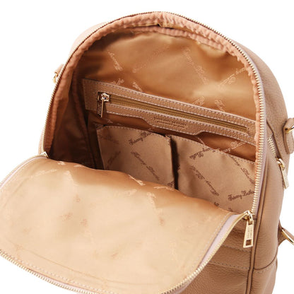TL Bag - Lederrucksack Champagne