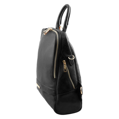 TL Bag - Lederrucksack Leder Schwarz