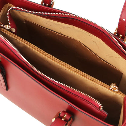 Aura - Handtasche Leder Rot