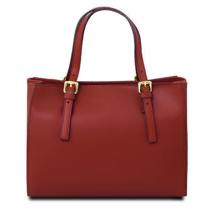 Aura - Handtasche Leder Rot