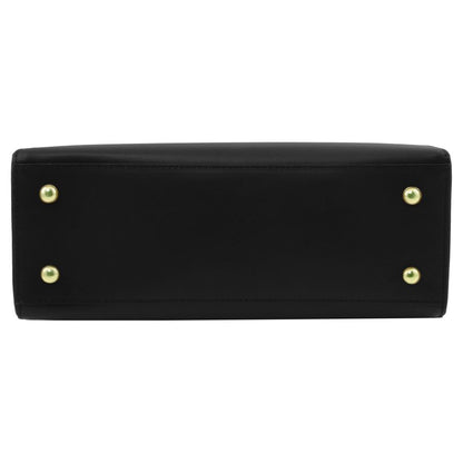Aura - Handtasche Leder-Schwarz