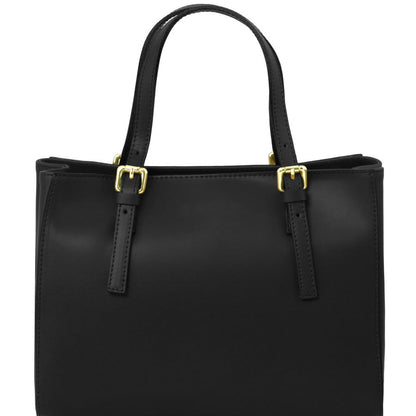 Aura - Handtasche Leder-Schwarz