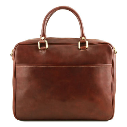 Pisa - Notebook Aktentasche Leder Braun