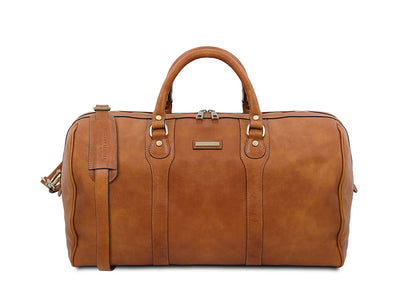 Oslo - Weekend Reisetasche Leder Natural
