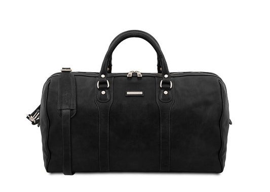 Oslo - Weekend Reisetasche Leder Schwarz