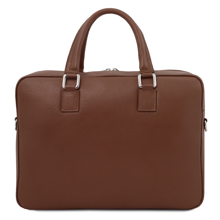 Treviso - Notebook-Aktentasche Leder Braun