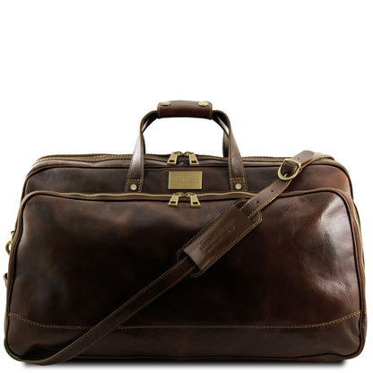 Bora Bora - Trolley Ledertasche Gross Dunkelbraun