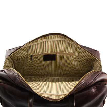 Bora Bora - Trolley Ledertasche Gross Dunkelbraun