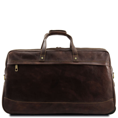 Bora Bora - Trolley Ledertasche Gross Dunkelbraun
