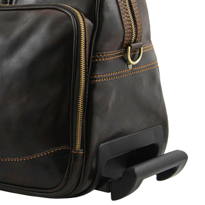 Bora Bora - Trolley Ledertasche Gross Braun