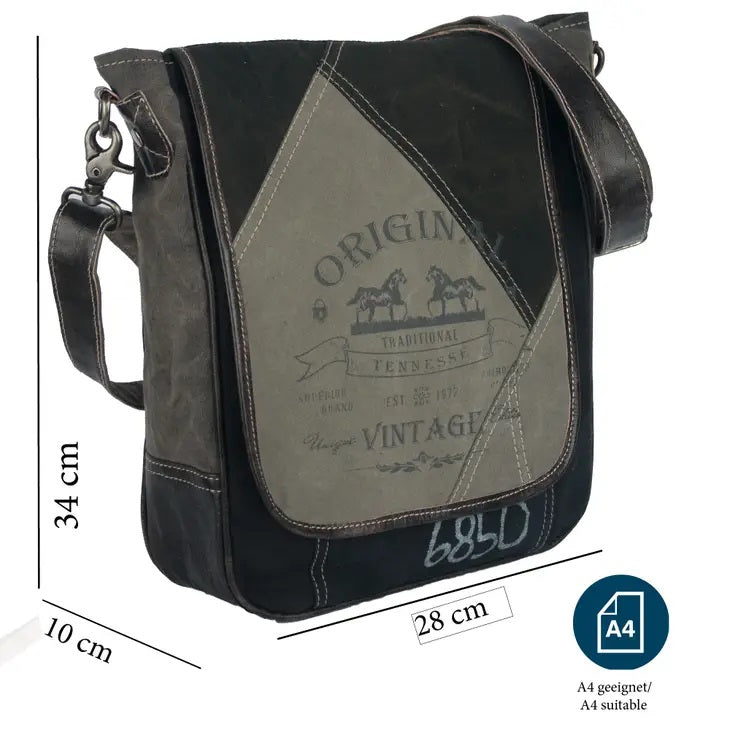 Vintage Messenger Tasche.