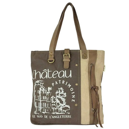 Chateau Schultertasche aus Canvas